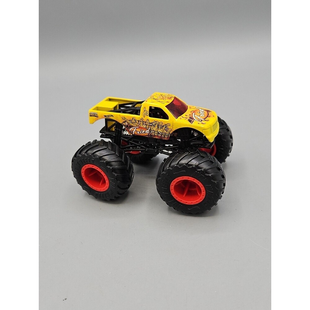All Fried Up Yellow Red Wheels Monster Mania Jam Truck 1:64